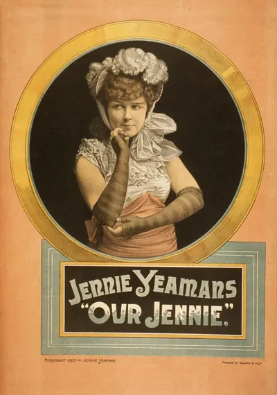 Jennie Yeamans 'Our Jennie' by Форбс и Ко, 1887 — digital art print download