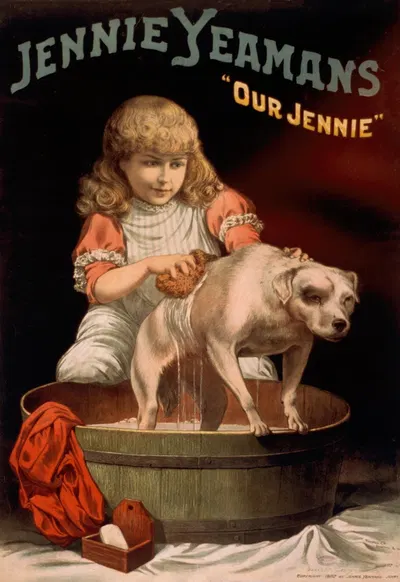 Jennie Yeamans 'Our Jennie' by Форбс и Ко, 1887 — digital art print download