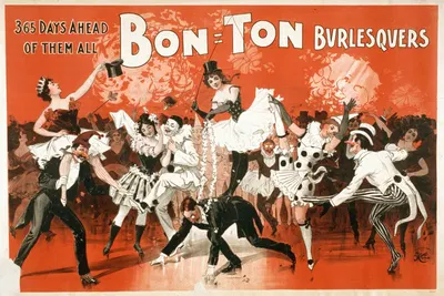 Bon Ton Burlesquers by H.C. Miner Litho. Co., 1898 — digital art print download