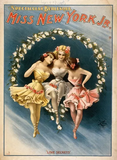Miss New York Jr. spectacular burlesque. by H.C. Miner Litho. Co., 1897 — digital art print download