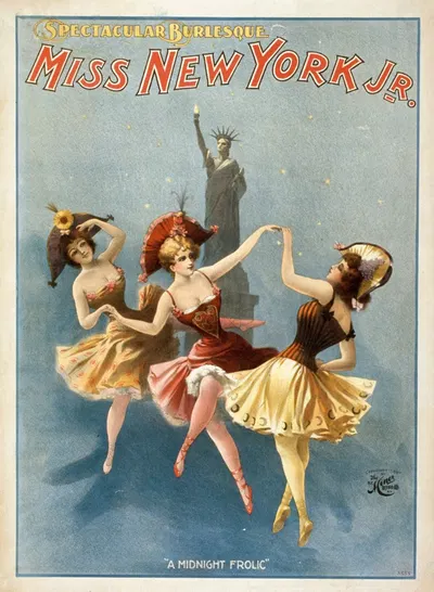 Miss New York Jr. spectacular burlesque. by H.C. Miner Litho. Co., 1897 — digital art print download