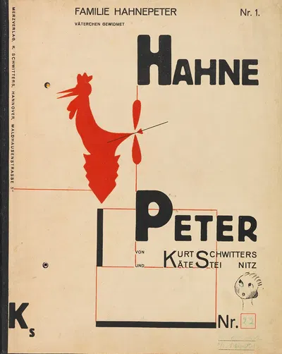 Hahne Peter by Kurt Schwitters, 1924 — digital art print download