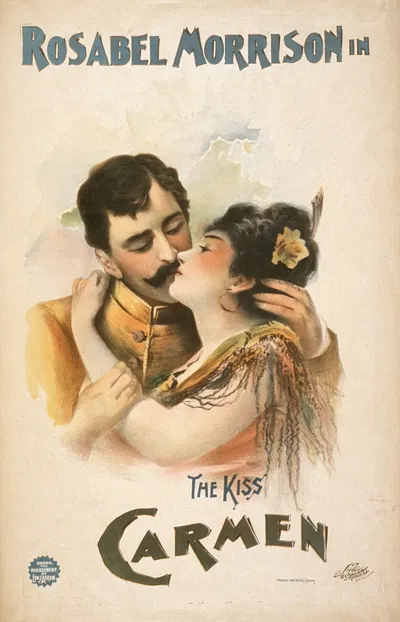 Rosabel Morrison in Carmen by Liebler and Maass Lith., 1896 — digital art print download