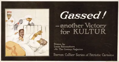 Gassed! — another victory for Kultur by Луи Раемекерс, 1916 — digital art print download