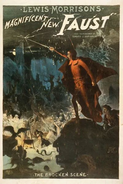 Lewis Morrison's magnificent new Faust by Springer Litho. Co., 1889 — digital art print download