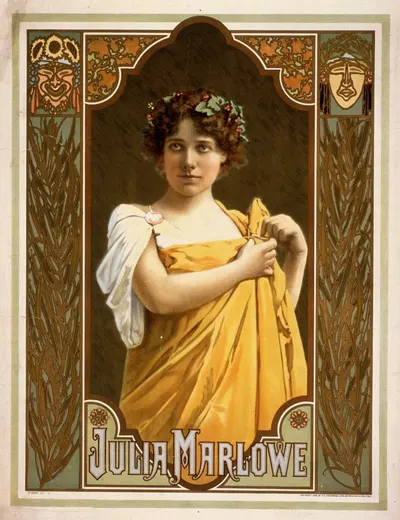 Julia Marlowe by Strobridge & Co. Lith., 1899 — digital art print download