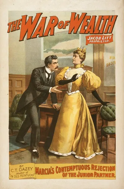 The war of wealth by Strobridge & Co. Lith., 1895 — digital art print download