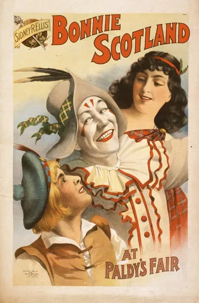 Sidney R. Ellis' Bonnie Scotland by Strobridge & Co. Lith., 1895 — digital art print download