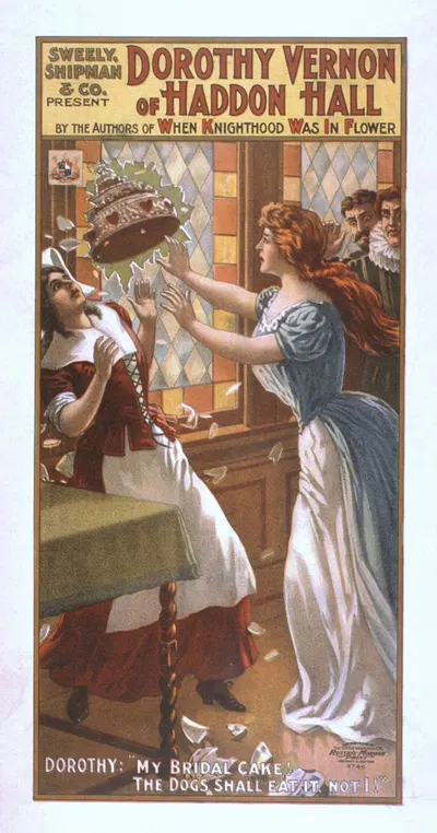 Dorothy Vernon of Haddon Hall by U.S. Lithograph Co., 1906 — digital art print download