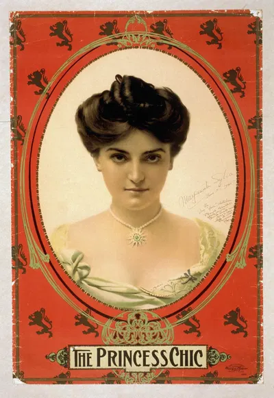 The Princess Chic by U.S. Lithograph Co., 1900 — digital art print download