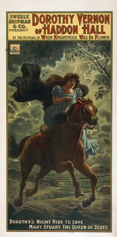 Dorothy Vernon of Haddon Hall by U.S. Lithograph Co., 1906 — digital art print download