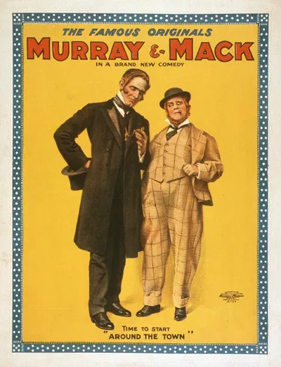 The famous originals Murray and Mack in a brand new comedy by U.S. Lithograph Co., 1905 — digital art print download