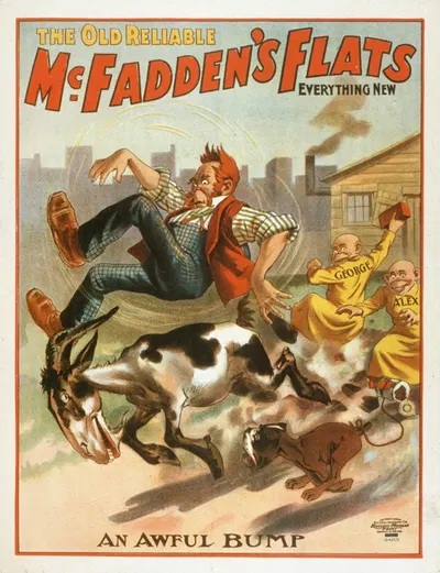 The old reliable McFadden's flats everything new. by U.S. Lithograph Co., 1902 — digital art print download
