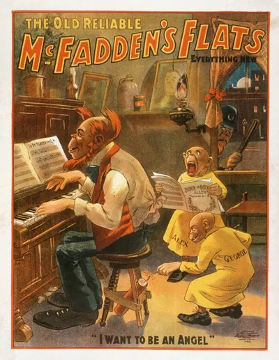 The old reliable McFadden's flats everything new. by U.S. Lithograph Co., 1902 — digital art print download