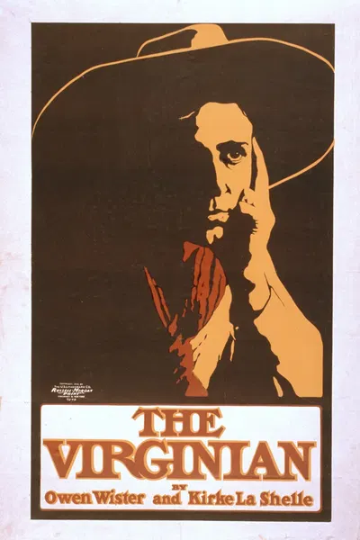 The Virginian by Owen Wister and Kirke La Shelle. by U.S. Lithograph Co., 1903 — digital art print download
