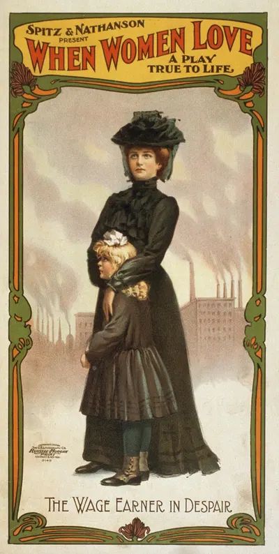 When women love a play true to life by U.S. Lithograph Co., 1905 — digital art print download