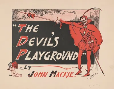 The devil's playground by A.W.B. Lincoln, 1890 — digital art print download