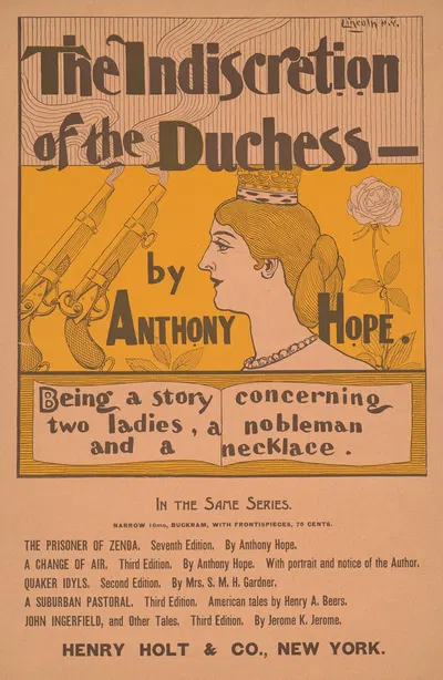 The indiscretion of the duchess by Anthony Hope by A.W.B. Lincoln, 1894 — digital art print download