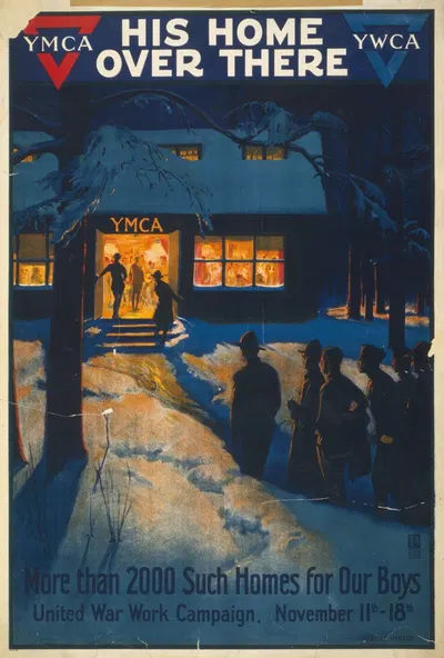 His home over there–More than 2000 such homes for our boys United War Work Campaign, November 11th – 18th by Albert Herter,…