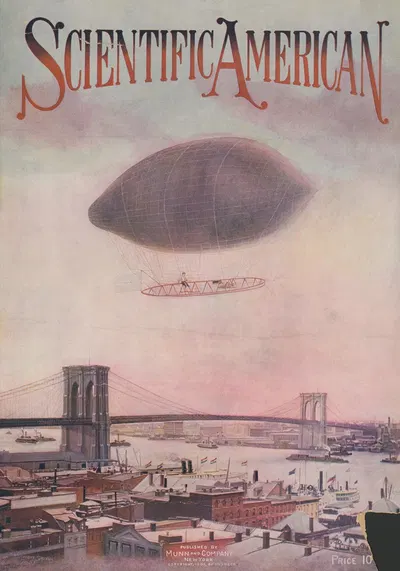 Scientific American by C. McKnight-Smith, 1905 — digital art print download