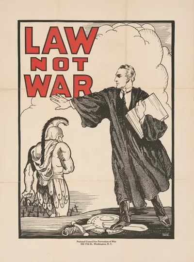 Law not war by Charles Rochon Hoover, 1930 — digital art print download