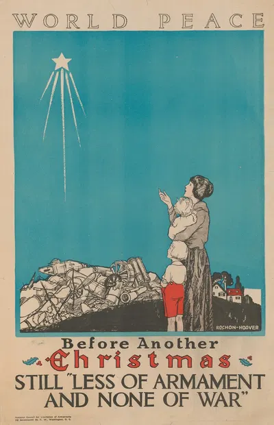 World peace. Before another Christmas stillless of armament and none of war by Charles Rochon Hoover, 1910 — digital art…