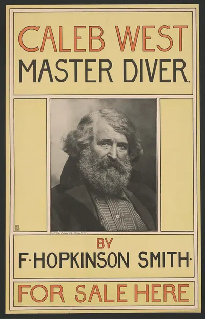 Caleb West master diver by F. Hopkinson Smith. For sale here by Frank Berkeley Smith, 1900 — digital art print download