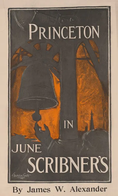 Princeton in June Scribner's by James W. Alexander by Frank Berkeley Smith, 1897 — digital art print download