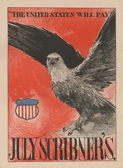 The United States will pay by George M. Reevs, 1895 — digital art print download