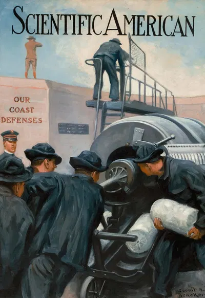 Our Coast Defenses by Gerrit Albertus Beneker, 1912 — digital art print download