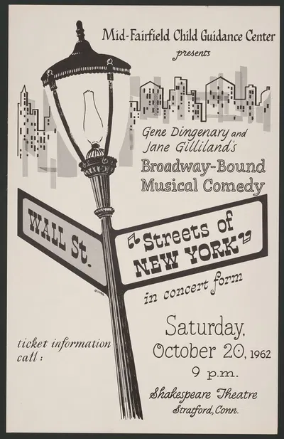Streets of New York by H. Edward Oliver, 1965 — digital art print download