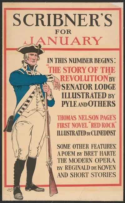 Scribner's for January. In this number begins; the story of the revolution by Senator Lodge by Генри Александр Огден, 1891…