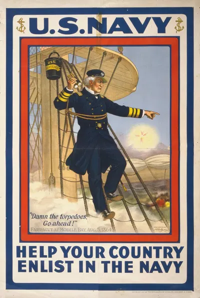 U.S. Navy–Help your country–Enlist in the Navy by Генри Александр Огден, 1917 — digital art print download