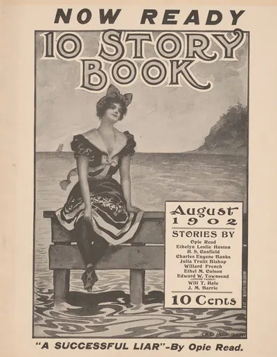 10 story book, August by Айк Морган, 1902 — digital art print download