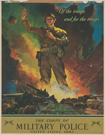 Of the troops and for the troops. The Corps of military police, United States Army by Jes Wilhelm Schlaikjer, 1942 —…