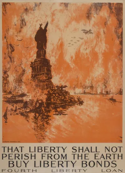 That Liberty Shall Not Perish From the Earth Buy Liberty Bonds by Джозеф Пеннел — digital art print download