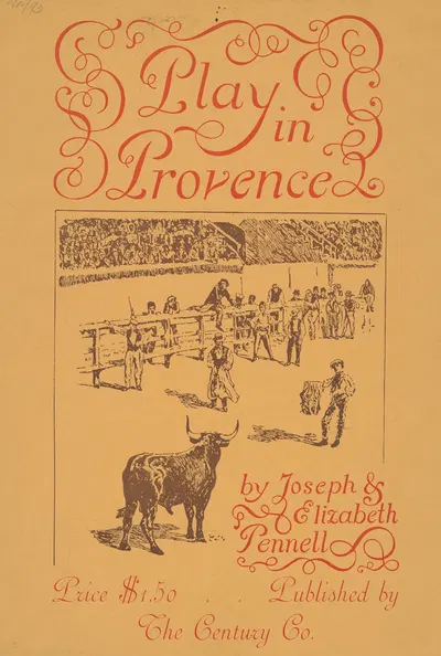 Play in Provence Contributor Names by Joseph Pennell, 1892 — digital art print download