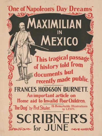 Maximilian in Mexico by L. L. Roush, 1894 — digital art print download