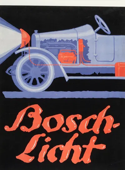 Bosch-Licht by Lucian Bernhard, 1913 — digital art print download