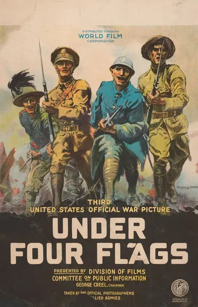 Under four flags by Philip Martiny, 1917 — digital art print download