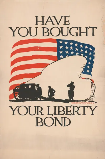 Have you bought your liberty bond by Войтех Прейссиг, 1918 — digital art print download