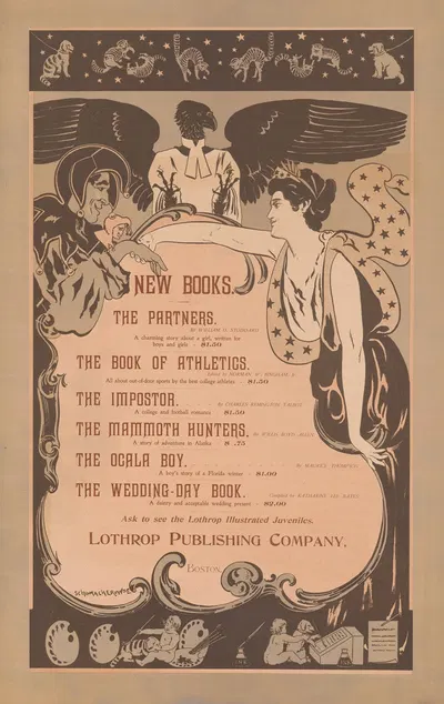 New books by William Emile Schumacher, 1900 — digital art print download