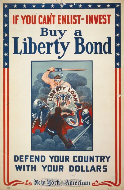 If you can't enlist, invest – Buy a Liberty Bond – Defend your country with your dollars by Уинзор Макаи, 1918 — digital…