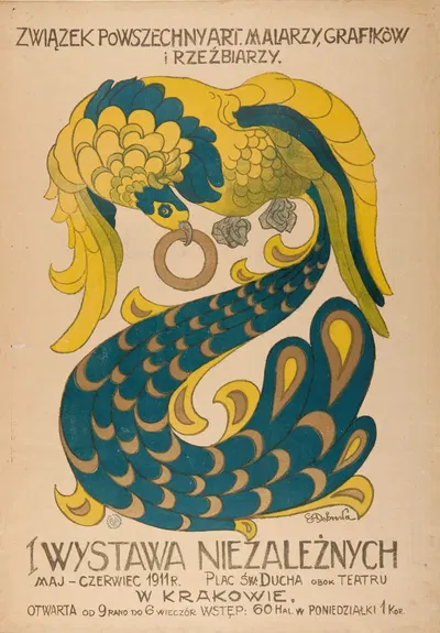 I Wystawa Niezależnych. by Евгений Людвик Домброва-Домбровский, 1911 — digital art print download