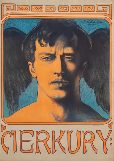 Merkury by Феликс Выгживалски, 1910 — digital art print download