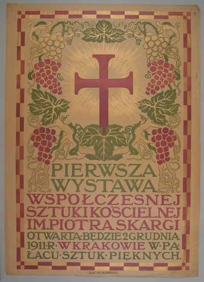 Pierwsza wystawa współczesnej sztuki kościelnej by Ян Буковский, 1911 — digital art print download