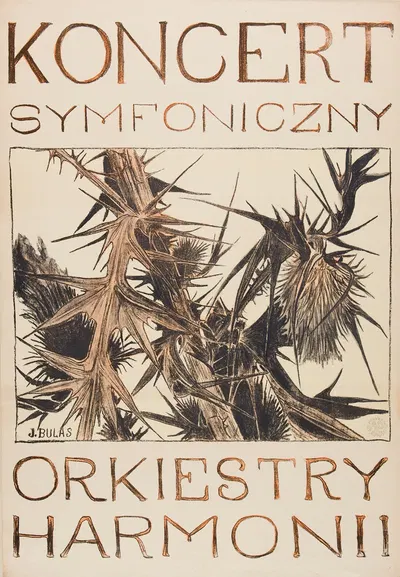 Koncert Symfoniczny Orkiestry Harmonii by Ян Буляс, 1910 — digital art print download
