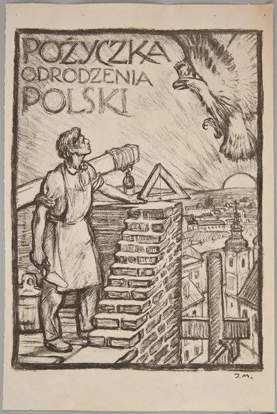 Pożyczka Odrodzenia Polski by Józef Mehoffer, 1920 — digital art print download