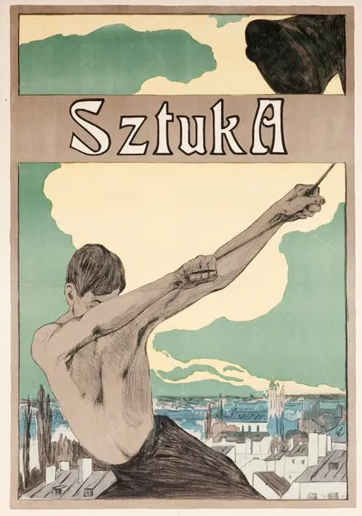 Sztuka by Leopold Gottlieb, 1904 — digital art print download