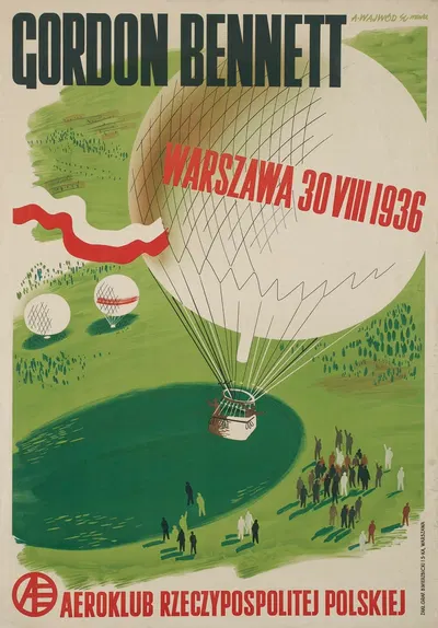 Gordon Bennett, Warszawa 30 VIII 1936 by Antoni Wajwód, 1936 — digital art print download
